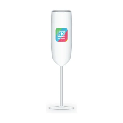 Flûte à champagne 22 cl personnalisée, impression quadri