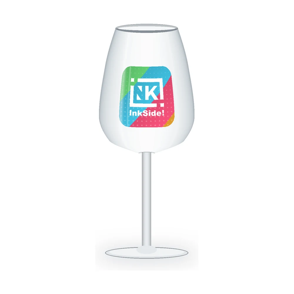 Verre de dégustation INAO 22 cl personnalisé, impression quadri