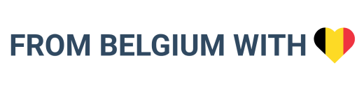 Logo "FROM BELGIUM WITH HEART"